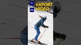 How to Export Video in Adobe Media Encoder  Premiere Pro Tutorial For Beginner shorts [upl. by Sandon]