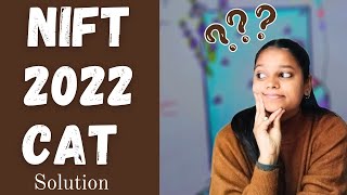 LETS SOLVE NIFT 2022 QUESTION PAPER FOR NIFT ENTRANCE EXAM  DESIGN ENTRANCE EXAM PREPARATION nift [upl. by Yrrab208]