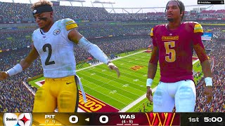 Madden 25 Gameplay  Steelers Justin Fields INSANE Scamble [upl. by Stormie46]