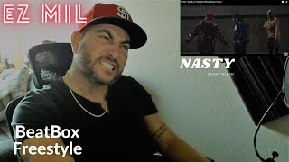 Ez Mil  Beatbox Freestyle  First Time Ever Reacting REALLY Good [upl. by Atthia]