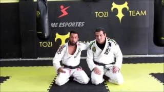 Excelente Passagem da Meia Guarda  Jiu Jitsu Feu Bjj [upl. by Judah]