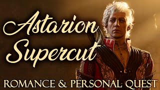 BG3 Astarion Supercut  Complete Romance and Personal Quest  All Acts All Dialogue Options [upl. by Annaeoj]