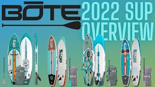 Bote Boards Inflatable Standup Paddleboard 2022 Overview  HD Breeze amp Rackham SUP [upl. by Akived60]