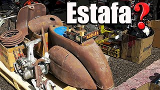 Cuanto DINERO piden por esta VESPA 150s OXIDADA y en CAJAS 😲 Motor Retro MARRATXI Vlog 129 [upl. by Goran816]