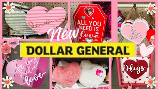 LOOK WHAT’S NEW AT DOLLAR GENERAL VALENTINES SHOP WITH ME❤️DIYS HOME DECOR PARTY WREATHS GIFTS [upl. by Olimreh]