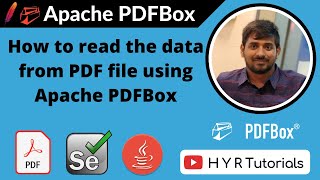 How to read the data from PDF file using Apache PDFBox  Selenium [upl. by Derrik378]