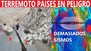 TERREMOTO DEJA DAÑOS LA ENERGÍA ACUMULADA LLEGARÁ A ESTOS PAÍSES ESTÉN ALERTAS [upl. by Frodine910]