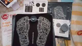 Unboxing and Review on EMS Foot Massager Mat  EEC032022 [upl. by Gaby913]