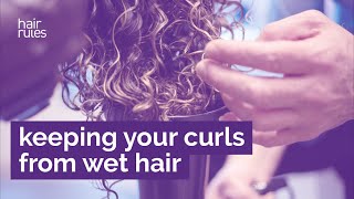 QampA How Do I Keep the Curl Pattern from My Wet Hair  Hair Rules [upl. by Snodgrass975]