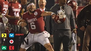 Did Baker Mayfield help or hurt his NFL draft stock in 2018 Rose Bowl  Around The Horn  ESPN [upl. by Ocihc]