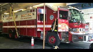 Boston Fire Ride Along with Rescue 1 [upl. by Vyner]