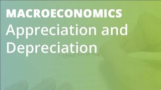 Appreciation and Depreciation  Macroeconomics [upl. by Seuqcaj641]