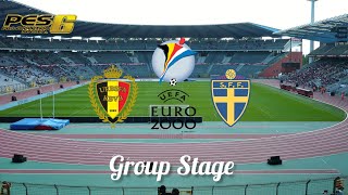 UEFA Euro 2000 Group Stage Group B Matchday 1 Belgium vs Sweden [upl. by Mel334]