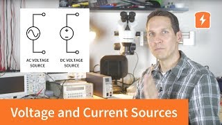 Current and Voltage Sources With Definition  Basic Electronics [upl. by Shear]