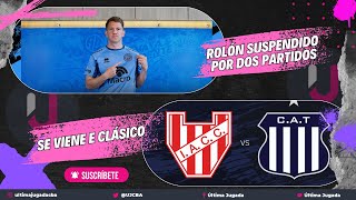 ROLÓN SUSPENDIDO POR DOS FECHASMAS CERCA DEL CLÁSICO TALLERES INSTITUTOCONFERENCIA DE IACC [upl. by Absalom]