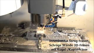 CNC Fräsen Aluminium 3D Fräsen [upl. by Airuam]