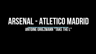 Antoine Griezmann quotTAKE THE Lquot Fortnite emotedance ARSENAL vs ATLETICO MADRID [upl. by Galateah]