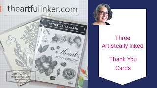 Three Artistically Inked Thank You Cards [upl. by Tinaret]