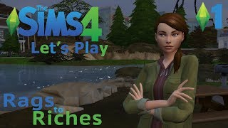 Lets Play The Sims 4  NO MONEY  Rags to Riches   Part 1 [upl. by Ylra]