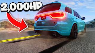 I Built a 2000HP Hellcat Durango in BeamNG Drive [upl. by Oludoet655]