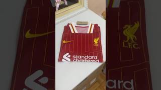 Liverpool home kit 2425 football jersey footballshirt lfc liverpoolfc [upl. by Maggy]