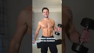 5 CHEST EXERCISES One Dumbbell [upl. by Giralda]