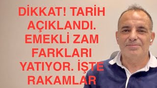 SON DAKİKA TARİHLER AÇIKLANDI EMEKLİYE ZAM FARKLARI YATIYOR İŞTE YENİ MAAŞLAR [upl. by Ytsirhk545]