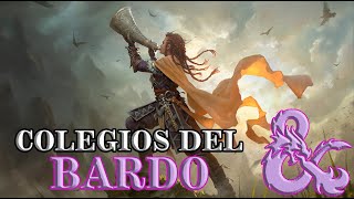 ►SUBCLASES del BARDO  DampD 5e 🐉 [upl. by Felske]