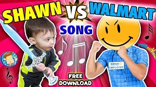 BABY SHAWN vs WALMART Kids Rap Song Touch amp Rhyme Challenge FUNnel Vision Music Video Vlog [upl. by Basilius]