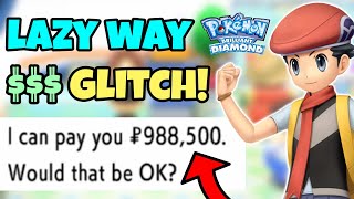 Get UNLIMITED Money in 5 Minutes Pokemon Brilliant Diamond  BDSP GLITCH [upl. by Lamp]