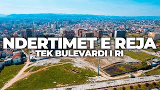 NDERTIMET E REJA TEK BULEVARDI I RI TIRANA 2023  5K DRONE VIDEO [upl. by Tali]