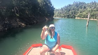 Summer Fishing  Shasta Lake [upl. by Ecirtnas]