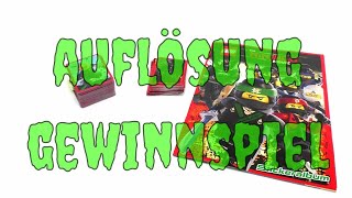 LEGO Ninjago Movie Bonus Sticker Gewinnspiel Auflösung [upl. by Ayeka]