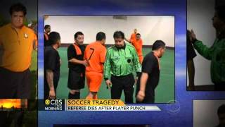 Soccer referee dies after player punch [upl. by Keon590]