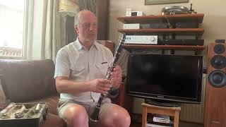 Boosey and Hawkes Bb clarinet 19556  quality test by Mark Perkins [upl. by Mizuki]