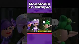 Monotonia en Miitopia miitopia nintendo nintendo3ds videogames videojuegos mii nintendowii [upl. by Goetz]