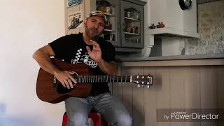 Laisse béton Renaud cover guitare [upl. by Ferdinanda818]