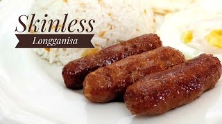 Super Easy Skinless Longganisa  Filipino Sausage [upl. by Annaoy101]