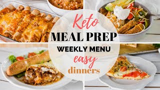 EASY KETO MEAL PREP RECIPES  EASY KETO DINNER RECIPES AND WEEKLY MENU [upl. by Dasya213]