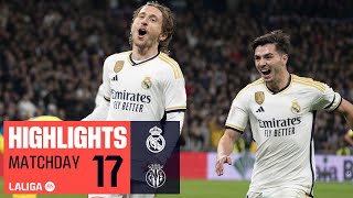 Resumen de Real Madrid vs Villarreal CF 41 [upl. by Bunde480]