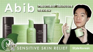 Abib Review  Korean Skincare for Sensitive Skin  Toner Essence Sunscreen amp more oily skin 💦 [upl. by Adaurd498]