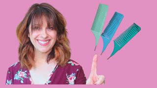 Vellen Highlight comb 3 Pk Review and Demo a Hairstylist Honest Review on Weaving combs [upl. by Penelope]