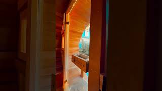 Step inside our 6person Panorama Barrel Sauna [upl. by Chadbourne]