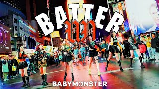 KPOP IN PUBLIC TIMES SQUARE BABYMONSTER 베이비몬스터 ‘BATTER UP’ One Take Dance Cover by NOCHILL DANCE [upl. by Herald]