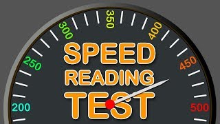 How Fast you can Read  Speed Reading Test [upl. by Rentsch258]