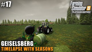 Geiselsberg Timelapse 17 Mowing Baling amp Wrapping Farming Simulator 19 Seasons [upl. by Tamer]