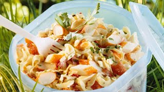 Recette  Salade de pâtes au surimi [upl. by Stedman]