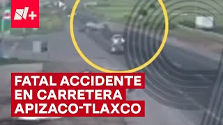 Bebé de siete meses y adulto mayor mueren en carambola en la ApizacoTlaxco  N [upl. by Eisiam141]