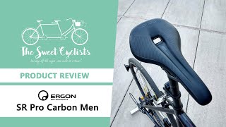 Ergon SR Pro Carbon Mens Saddle Review  feat Pressure Relief Channel  Topeak Quickclick Adapter [upl. by Goines]