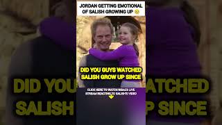 Jordan Matter is getting emotional about Salish Matter growing up 😳🥺 nalish emotional shorts [upl. by Alanson274]